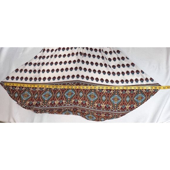 Show me your MuMu Rancho Mirage Lace Up Mini Dress Sz S Western Boho Aztec - Picture 10 of 12